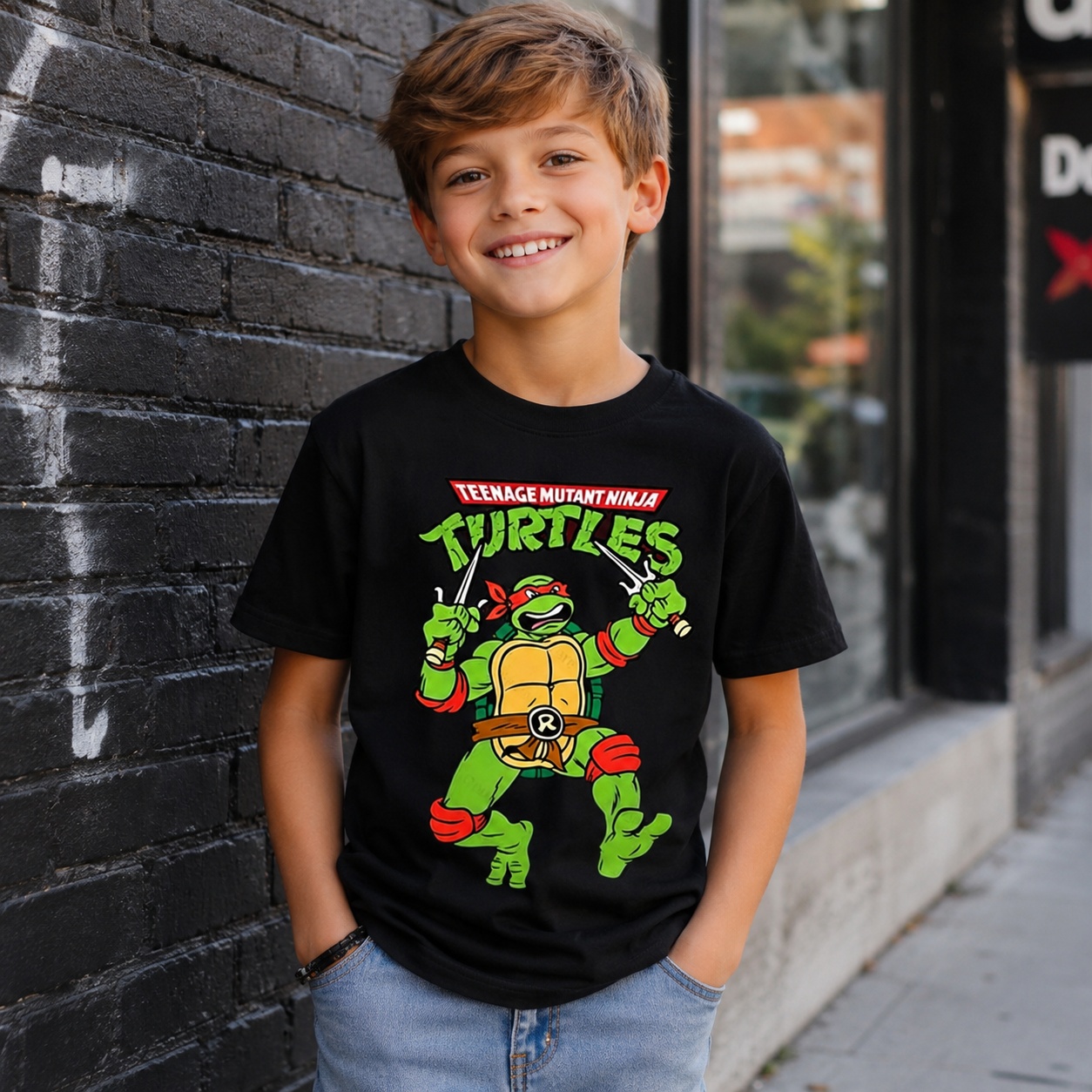 Kids Outdoor Ninja - Teenage Mutant Ninja Turtles Raphael Print
