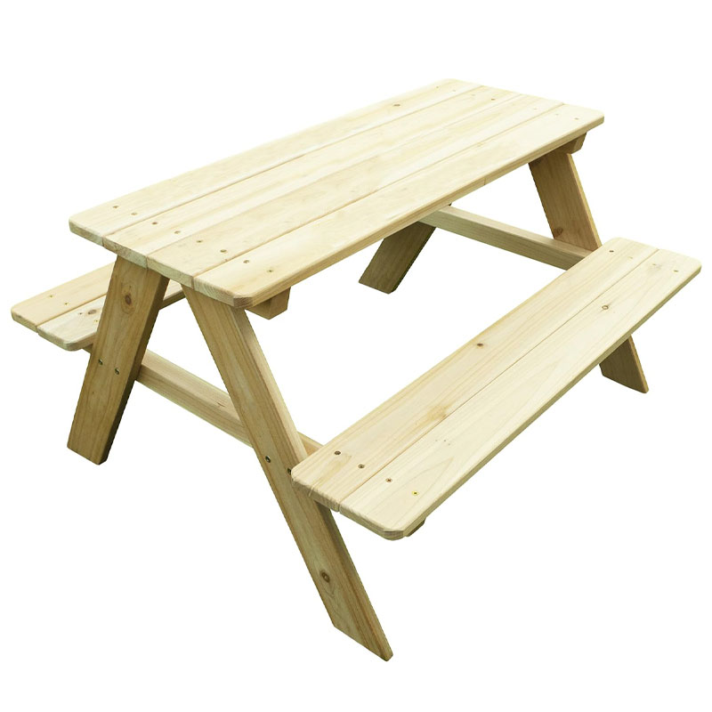 Kids Outdoor Bench - Outdoor Wooden Kids Picnic Table Bench