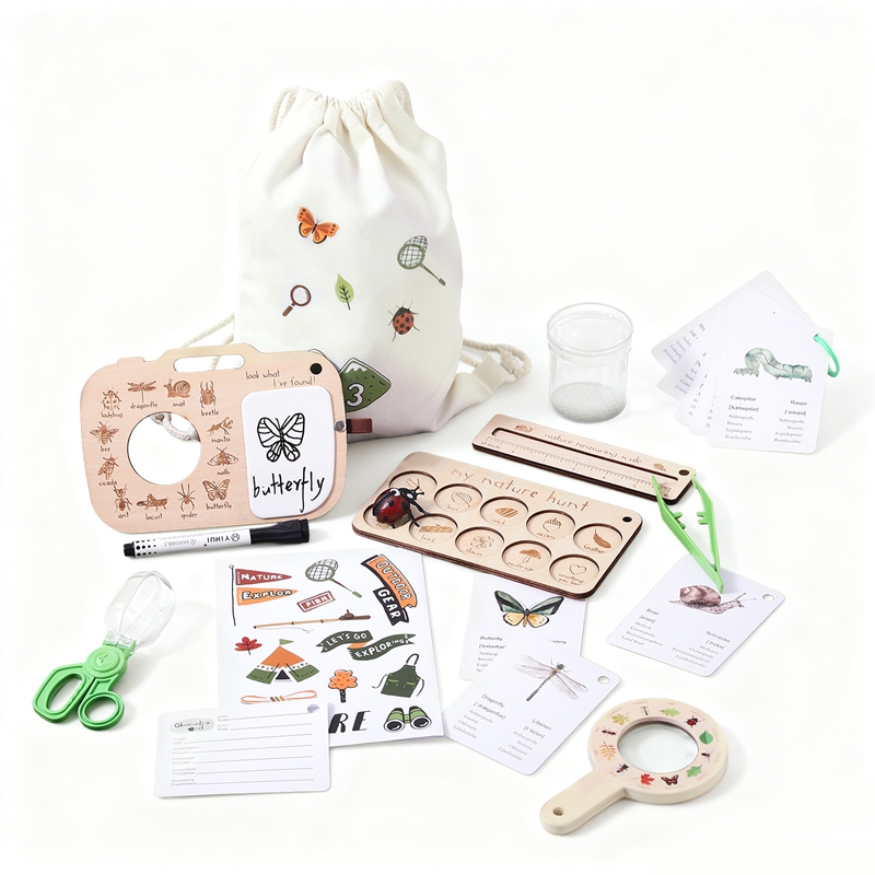 Kids Outdoor Explorer Set - Kid Montessori Toys Baby Outdoor Exploration