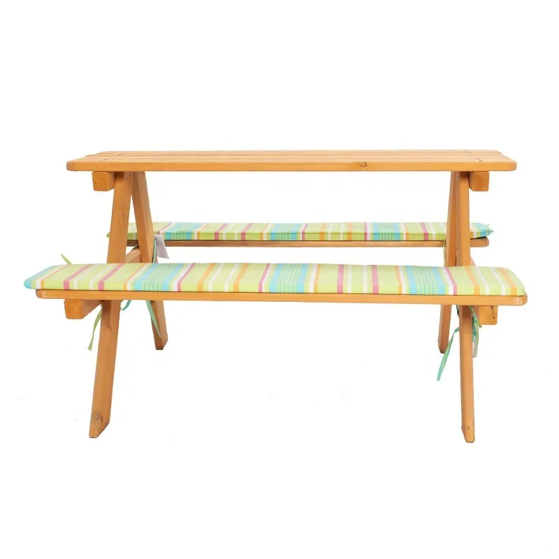 Kids Outdoor Bench - -Outdoor furniture wood kids table and