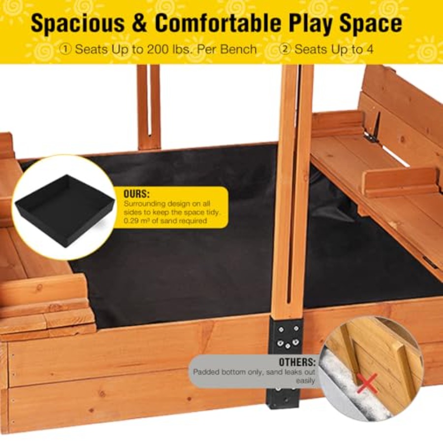 Outdoor sand table for kids ag - Kids Outdoor Bench 评论和价格