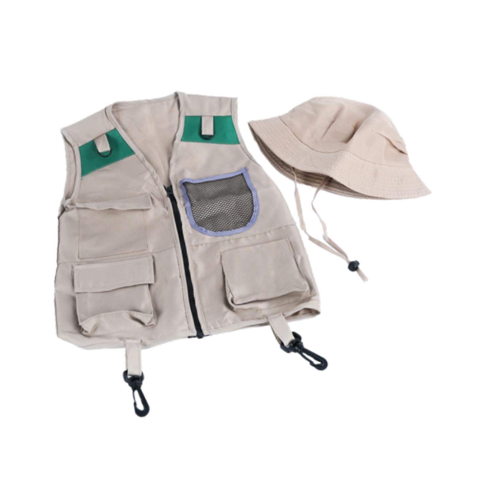 Kids Explorer Vest and Hat Cos - Kids Outdoor Explorer Set 评论和价格