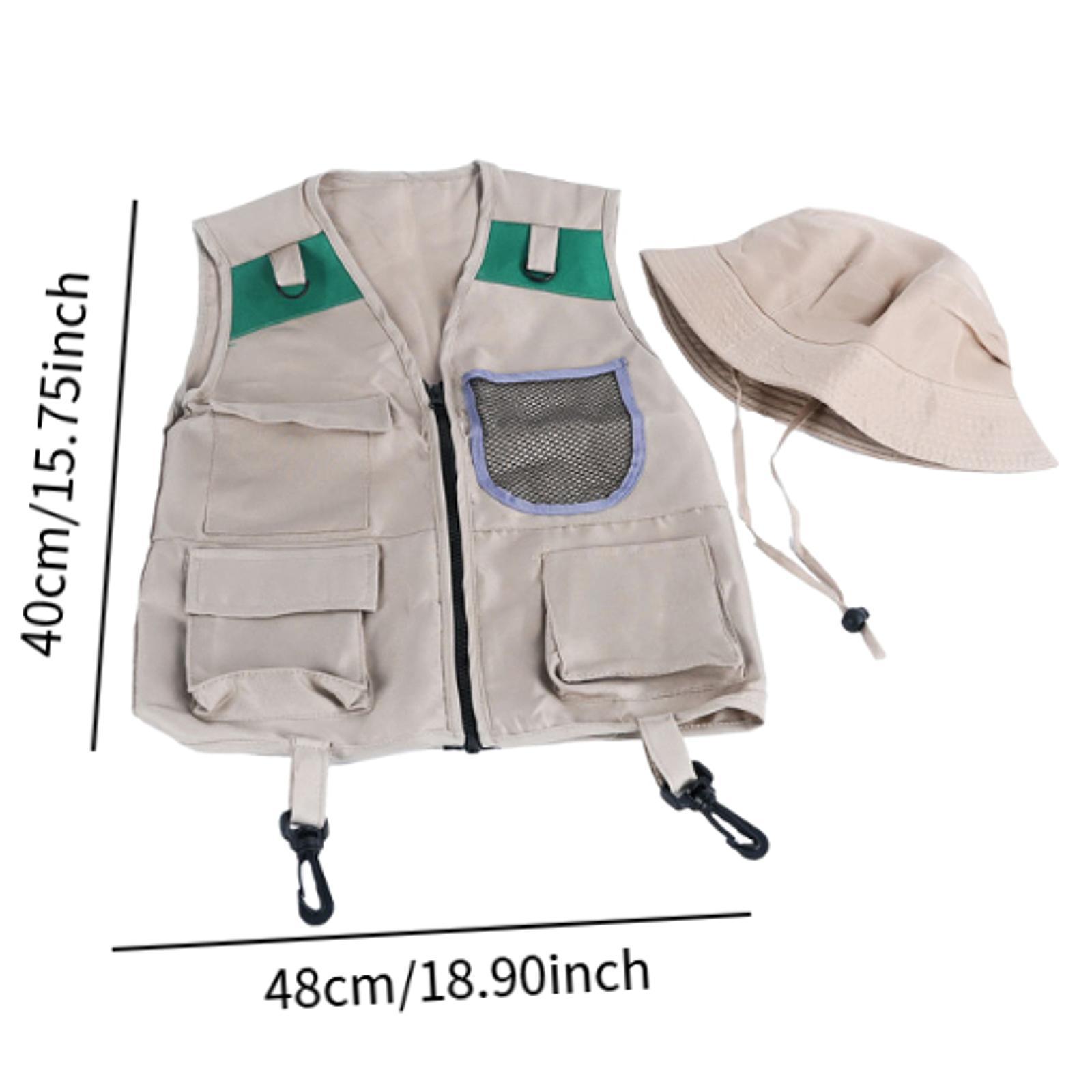 Kids Explorer Vest and Hat Cos - Kids Outdoor Explorer Set 评论和价格