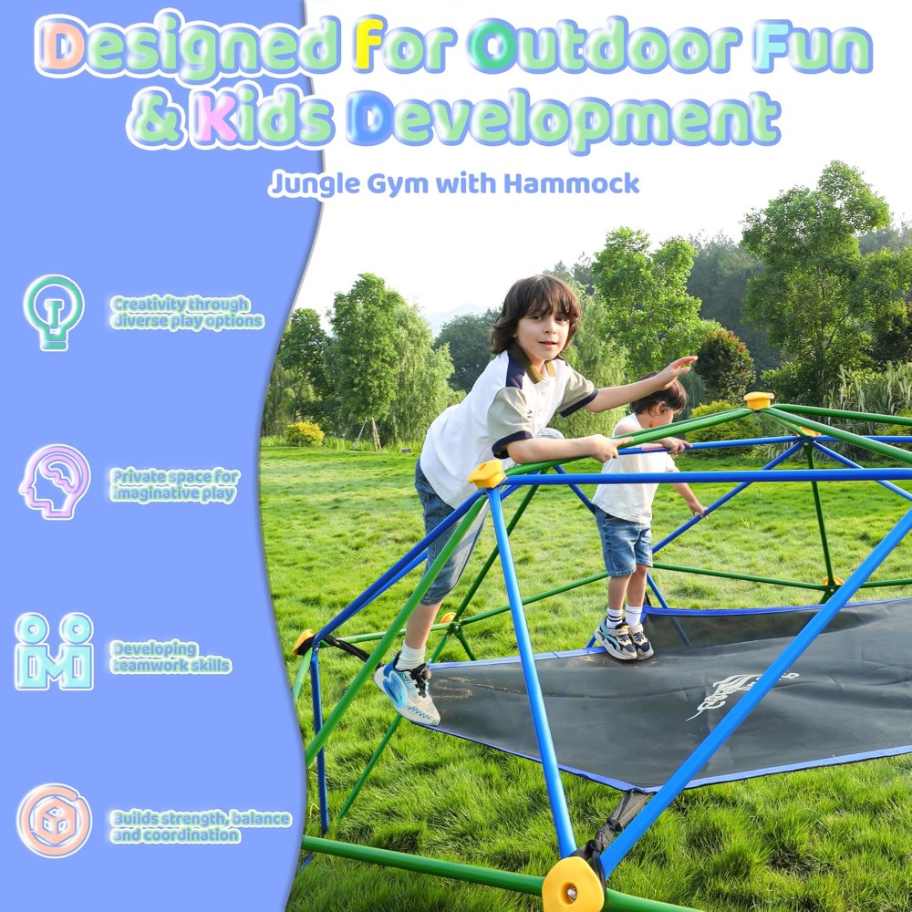 Outdoor Geometric Dome Climber - Kids Outdoor Dome Climber 评论和价格