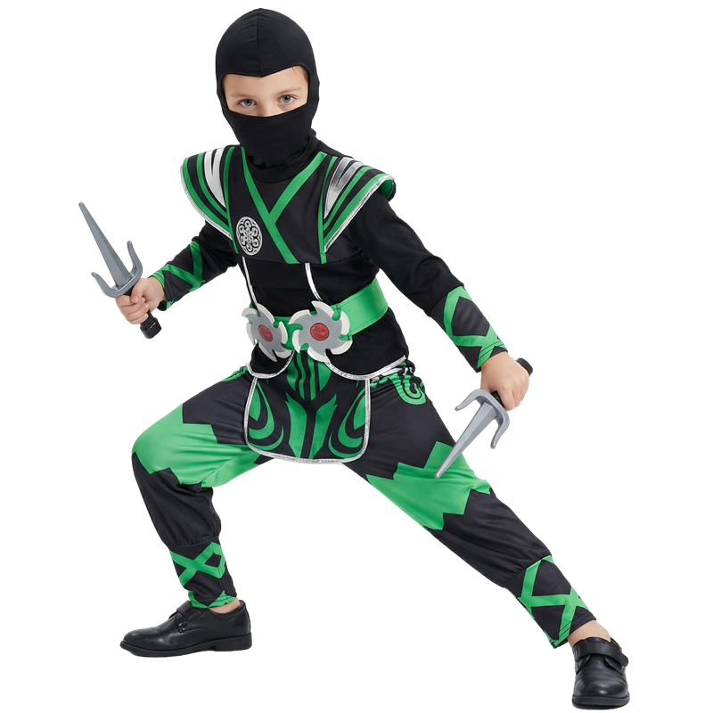 Kids Ninja Costume Boys Masked - Kids Outdoor Ninja Warrior Course 评论和价格