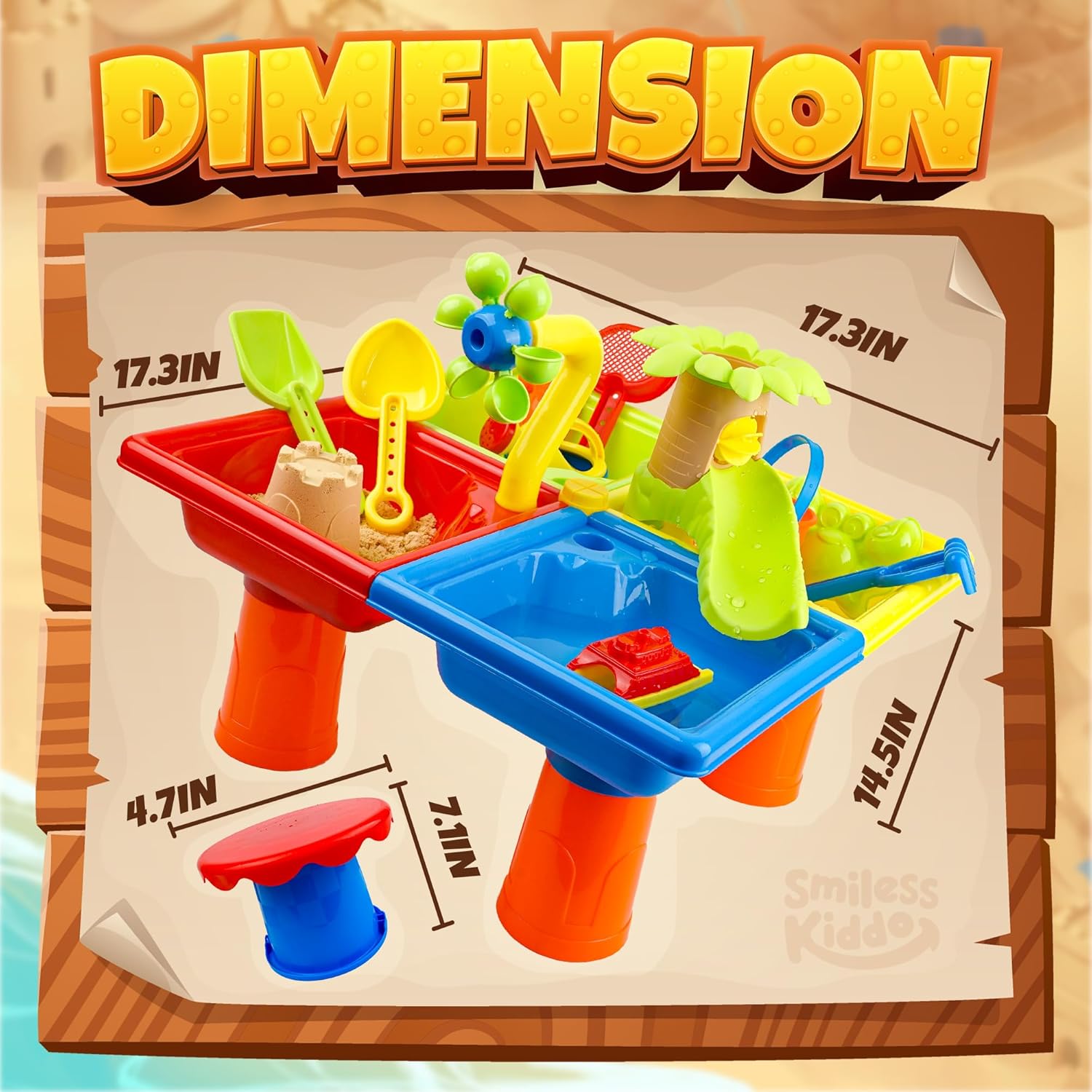 25 Pcs Summer Water Table for  - Kids Outdoor Activity Toys 评论和价格