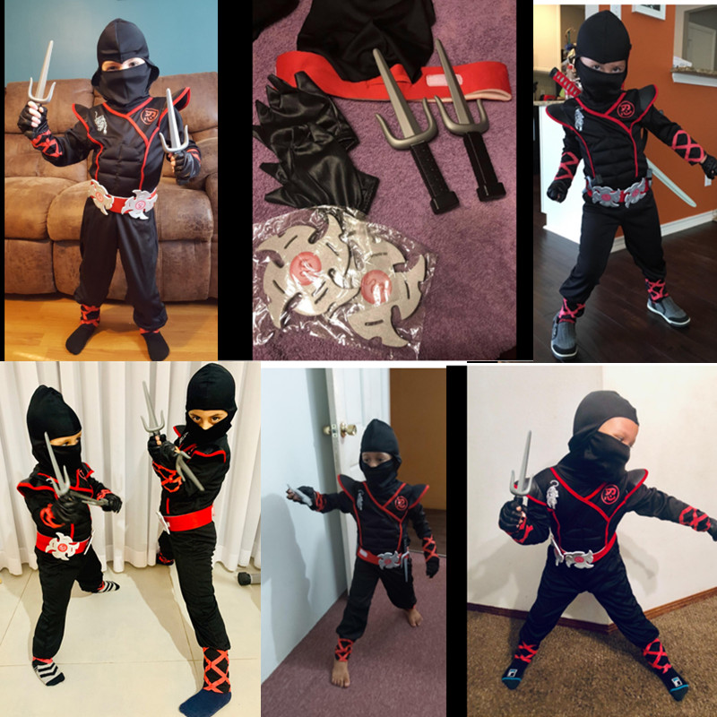 Ninja Costume Boy Halloween Ki - Kids Outdoor Ninja Warrior Course 评论和价格