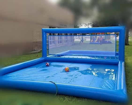 Portable Inflatable Volleyball - Kids Outdoor Volleyball Net 评论和价格