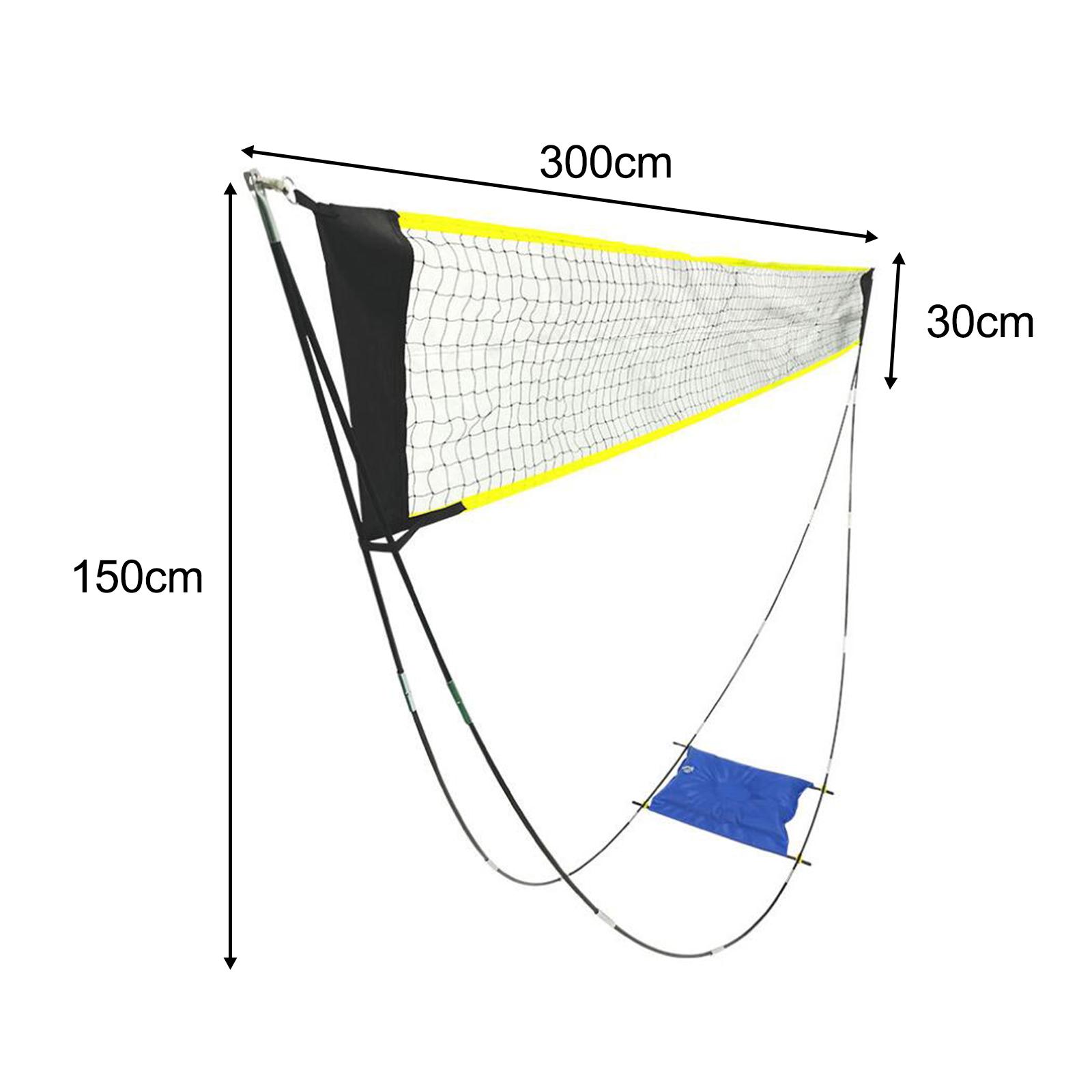 Badminton Net with Storage Bag - Kids Outdoor Volleyball Net 评论和价格