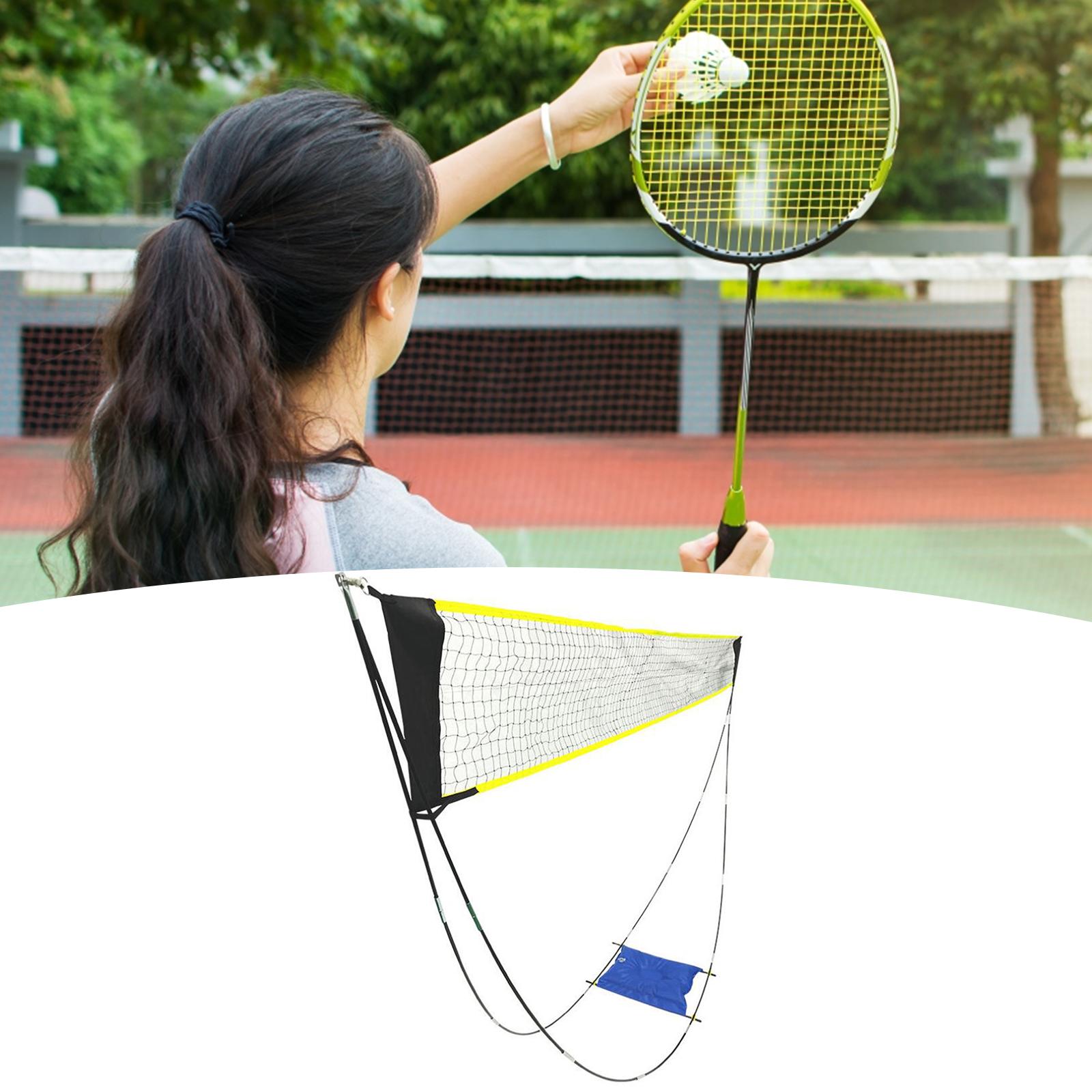 Badminton Net with Storage Bag - Kids Outdoor Volleyball Net 评论和价格