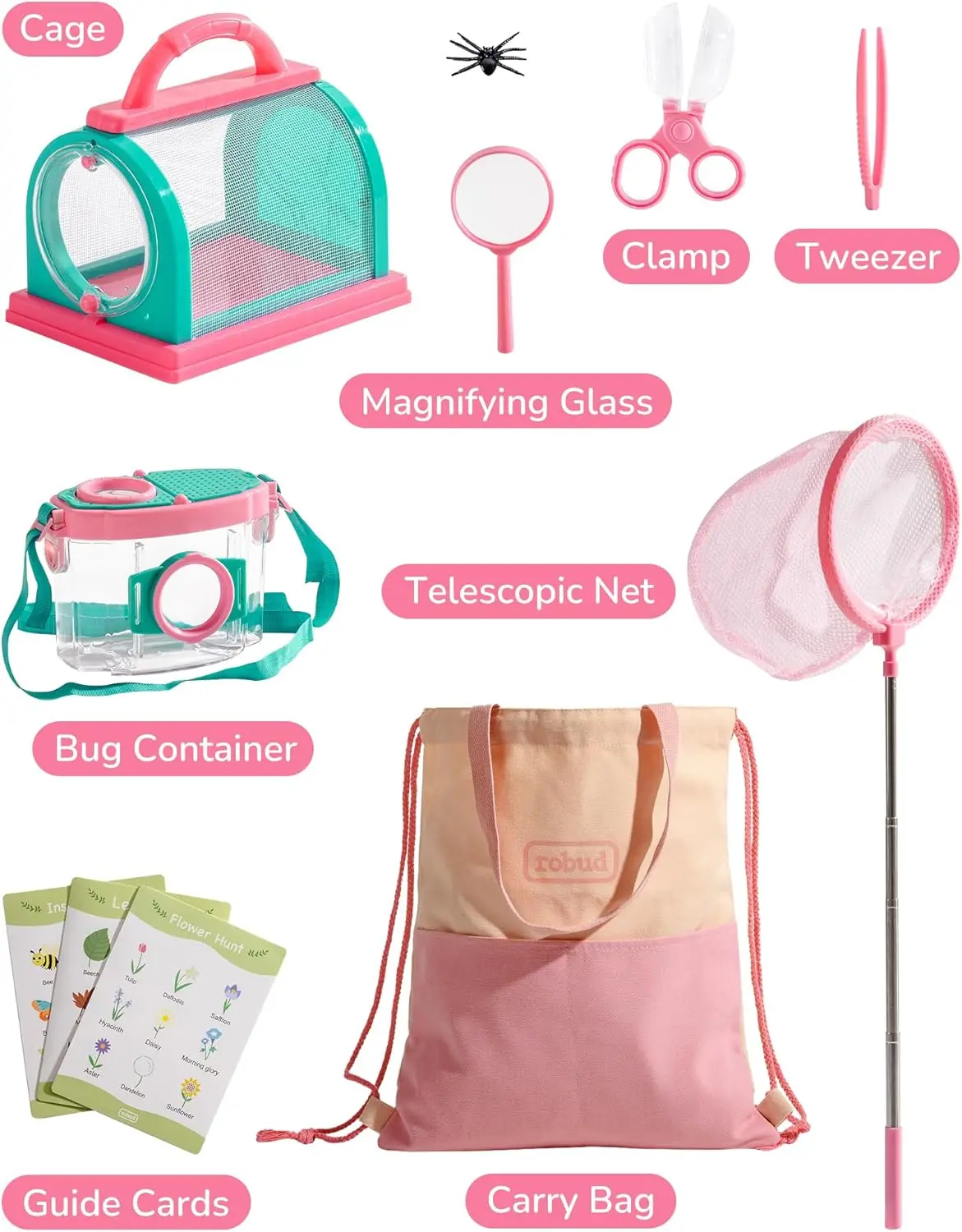 Robotime explorer Kit Bug Catc - Kids Outdoor Explorer Set 评论和价格