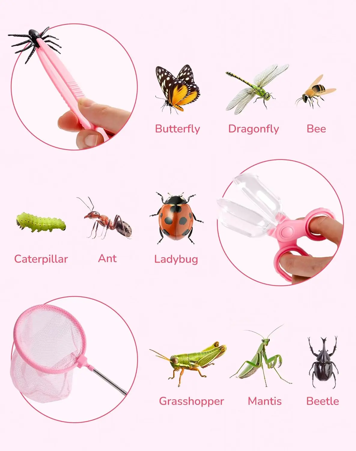 Robotime explorer Kit Bug Catc - Kids Outdoor Explorer Set 评论和价格
