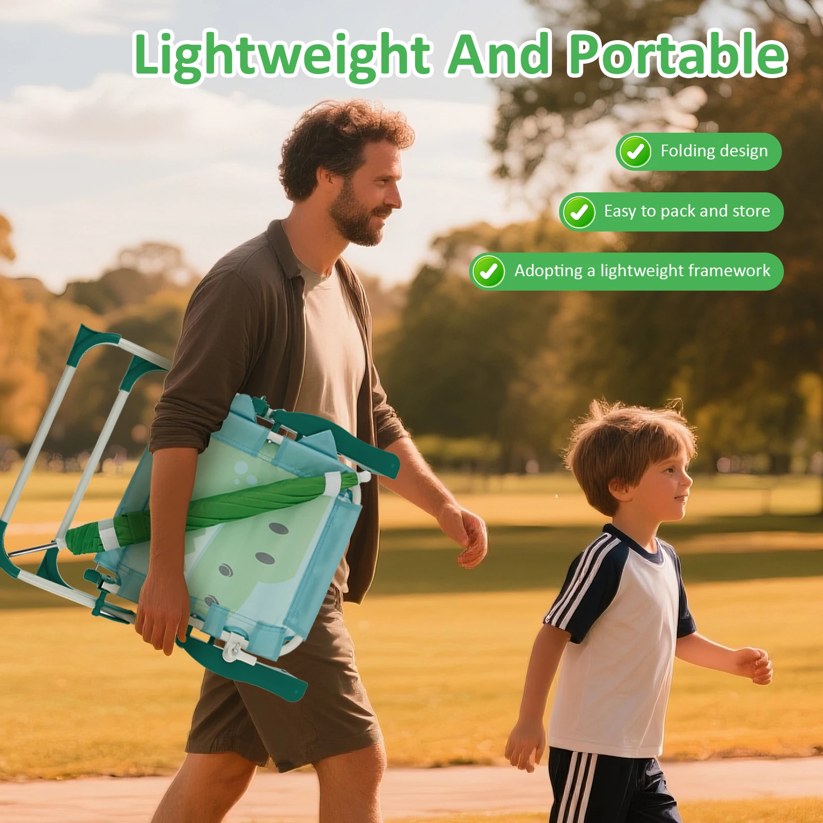 Kids Folding Beach Chair With  - Kids Outdoor Lounger Chair 评论和价格
