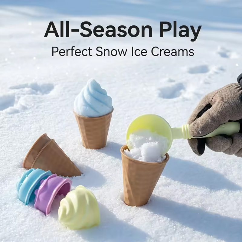 Kids Ice Cream Cone Sand Mold  - Kids Outdoor Activity Toys 评论和价格