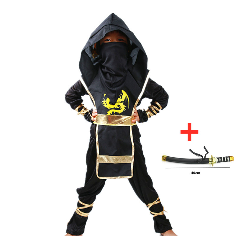 Boys Ninja Deluxe Costume for  - Kids Outdoor Ninja Warrior Course 评论和价格