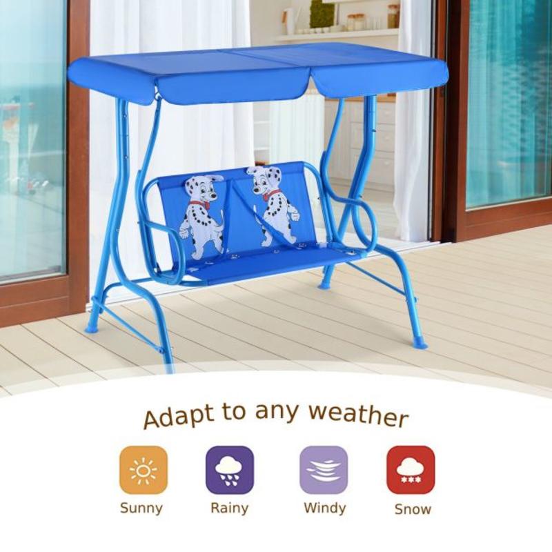 Outdoor Kids Patio Swing Bench - Kids Outdoor Bench 评论和价格