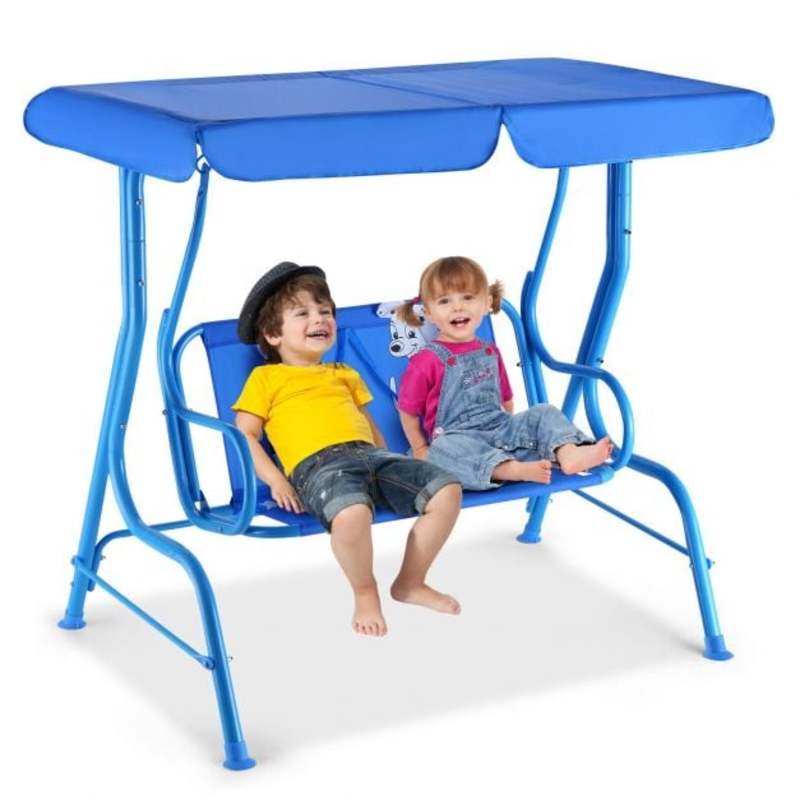 Outdoor Kids Patio Swing Bench - Kids Outdoor Bench 评论和价格