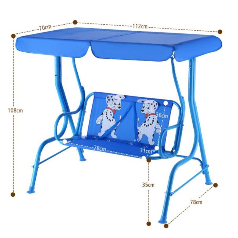 Outdoor Kids Patio Swing Bench - Kids Outdoor Bench 评论和价格