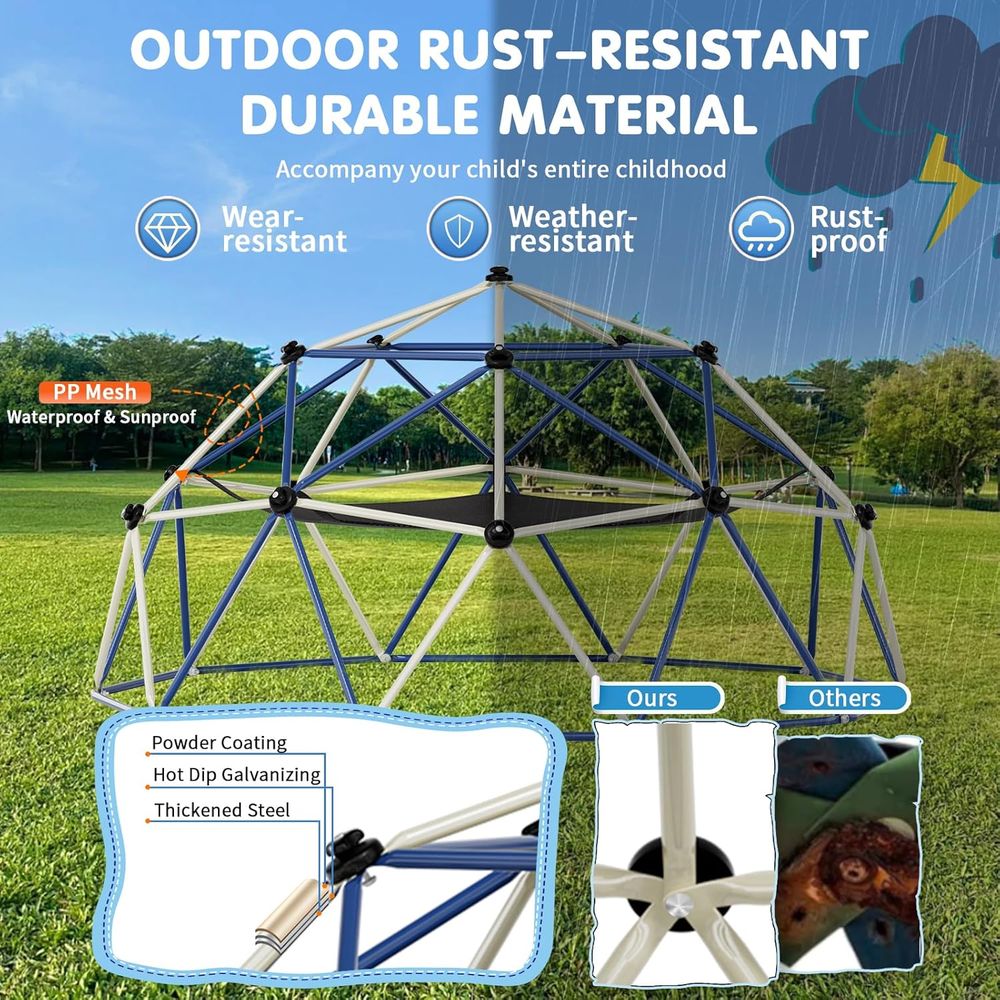 ClimDome,10T Dome Climber with - Kids Outdoor Dome Climber 评论和价格