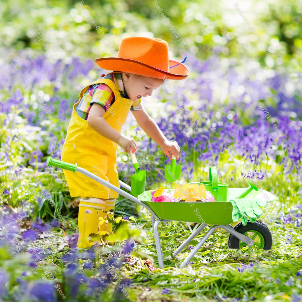 Kids Outdoor Wheelbarrow, Gree - Kids Outdoor Activity Toys 评论和价格
