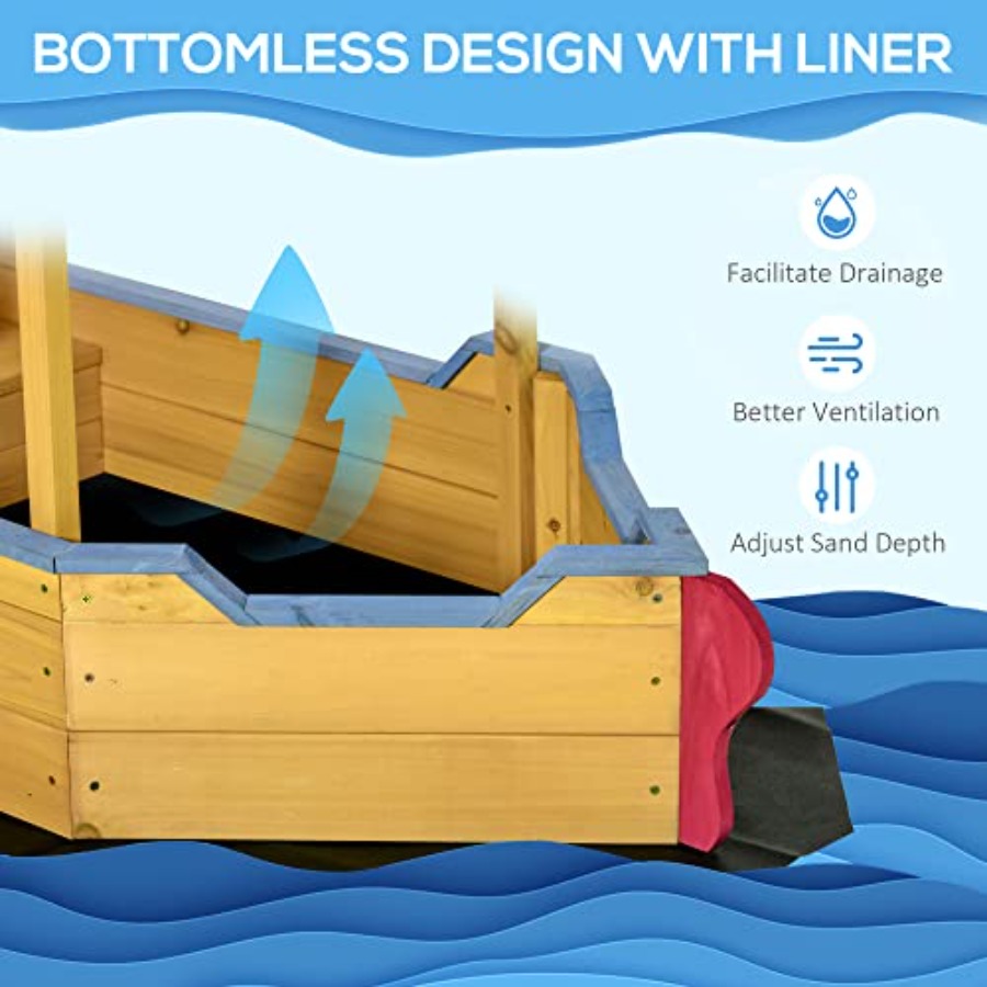 Outdoor wooden kids sandbox sh - Kids Outdoor Bench 评论和价格