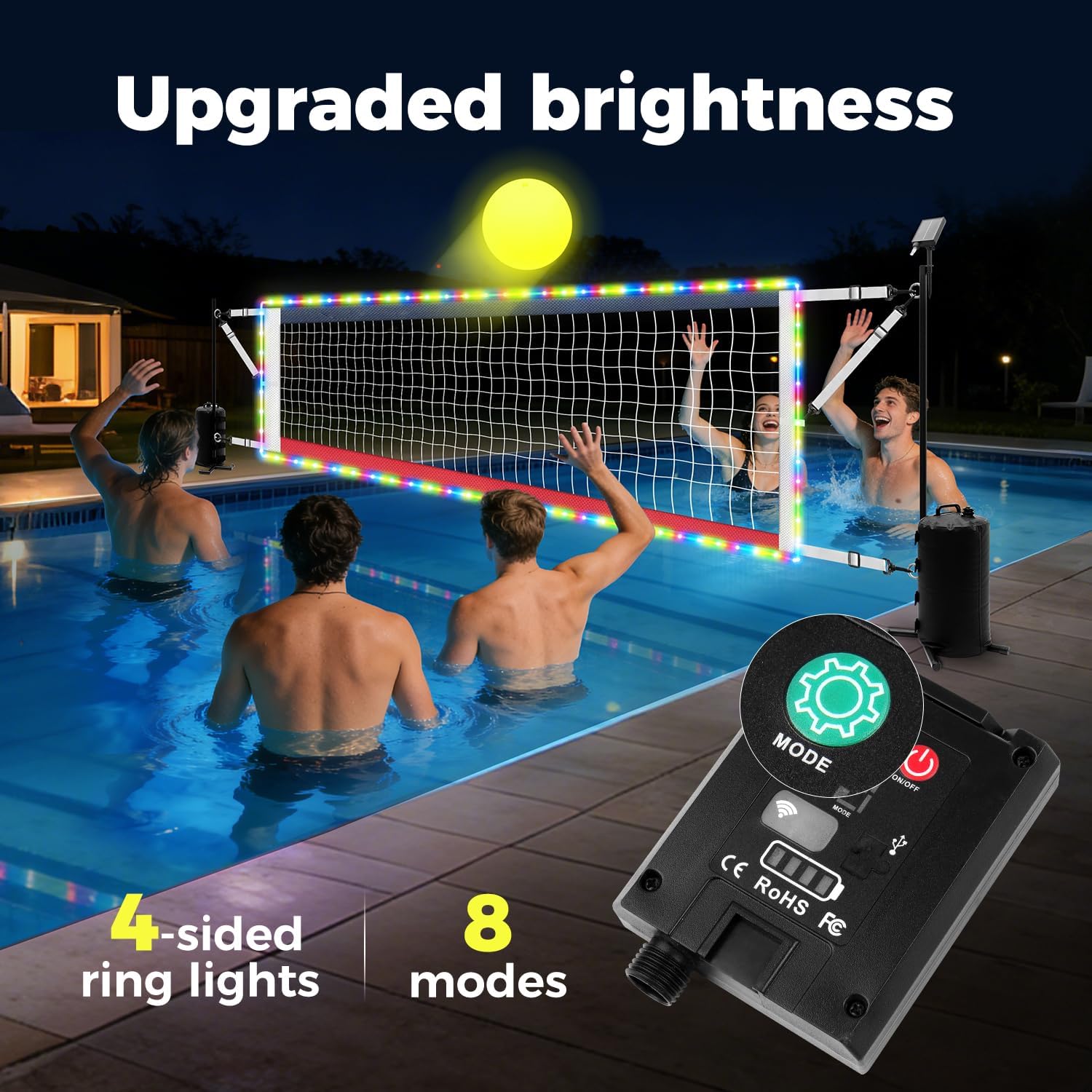 Adjustable Water Volleyball Ne - Kids Outdoor Volleyball Net 评论和价格