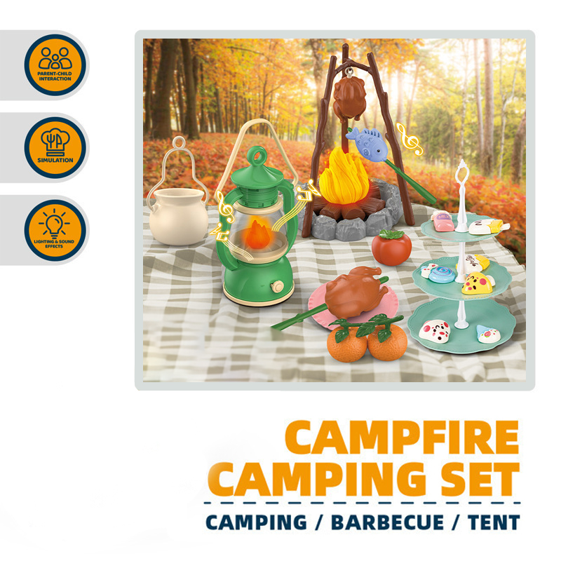 Kids Camping Set Campfire Pret - Kids Outdoor Explorer Set 评论和价格