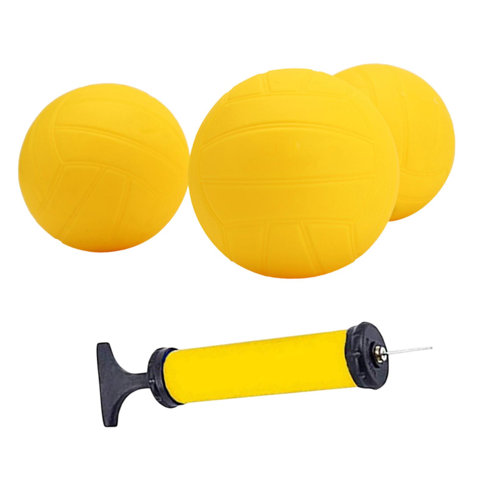 Inflatable Mini Volleyball Yel - Kids Outdoor Volleyball Net 评论和价格