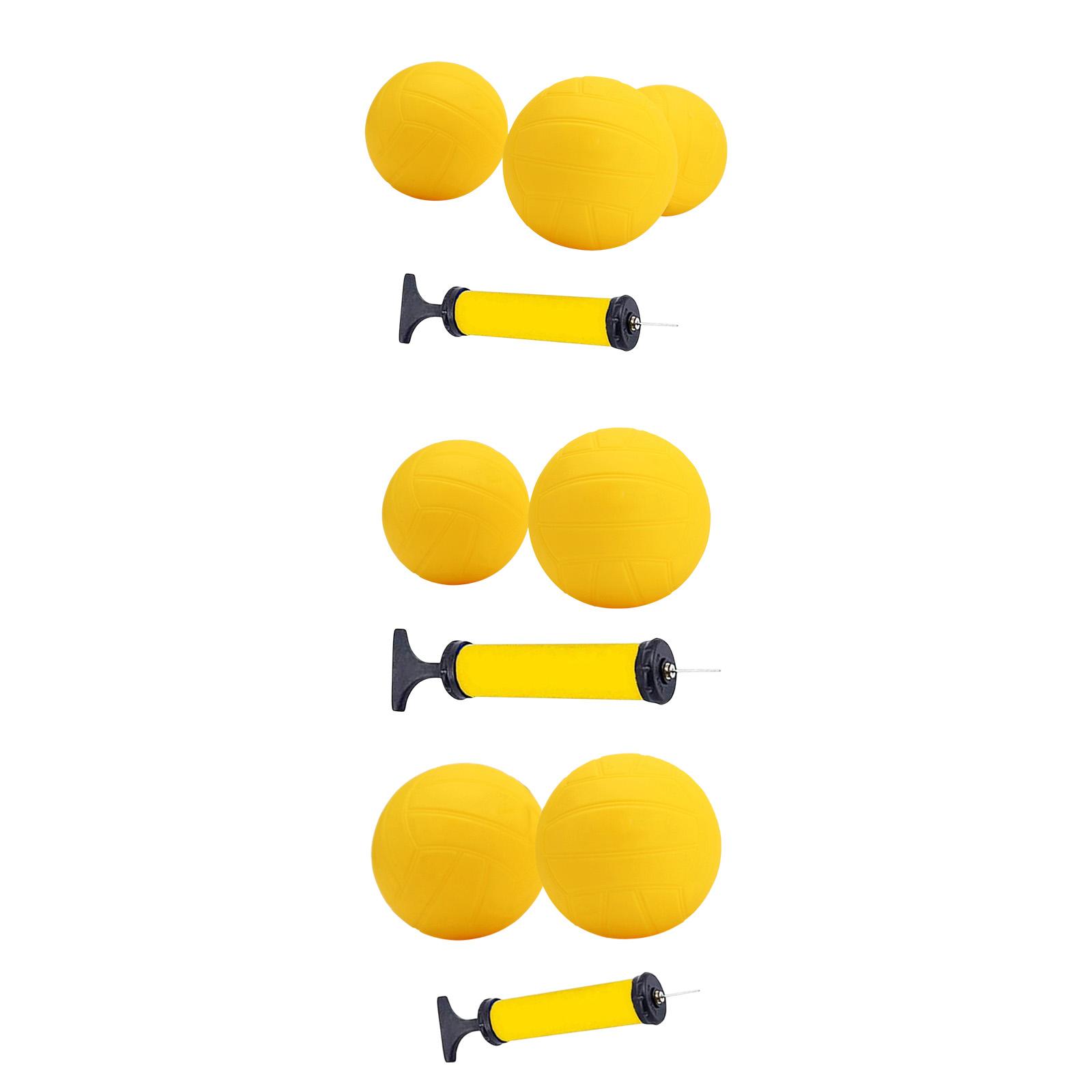Inflatable Mini Volleyball Yel - Kids Outdoor Volleyball Net 评论和价格