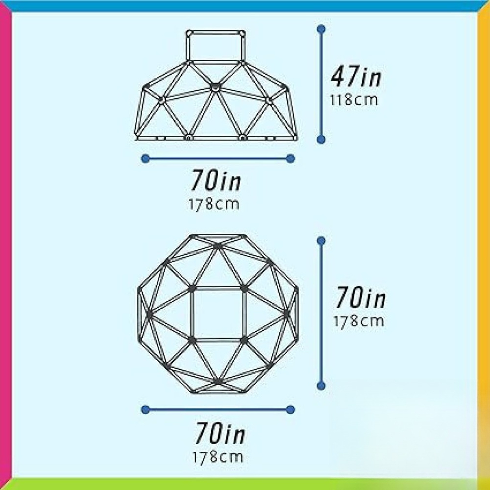 US Shipped   Climbing Dome Pla - Kids Outdoor Dome Climber 评论和价格