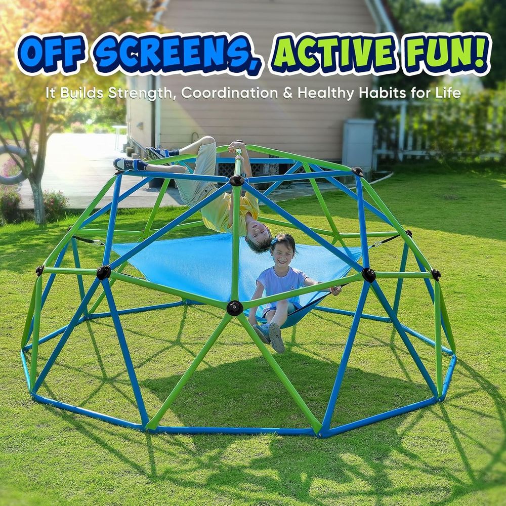 Zupapa10T ClimDome with Hammoc - Kids Outdoor Dome Climber 评论和价格