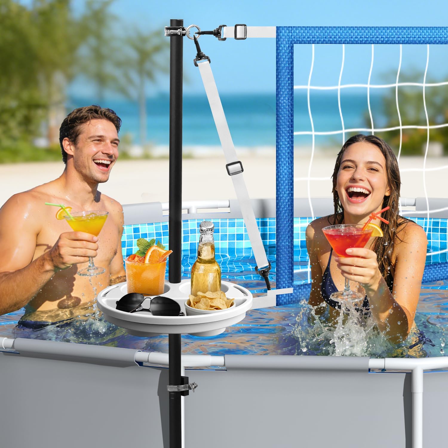 Volleyball Net Set for Above G - Kids Outdoor Volleyball Net 评论和价格